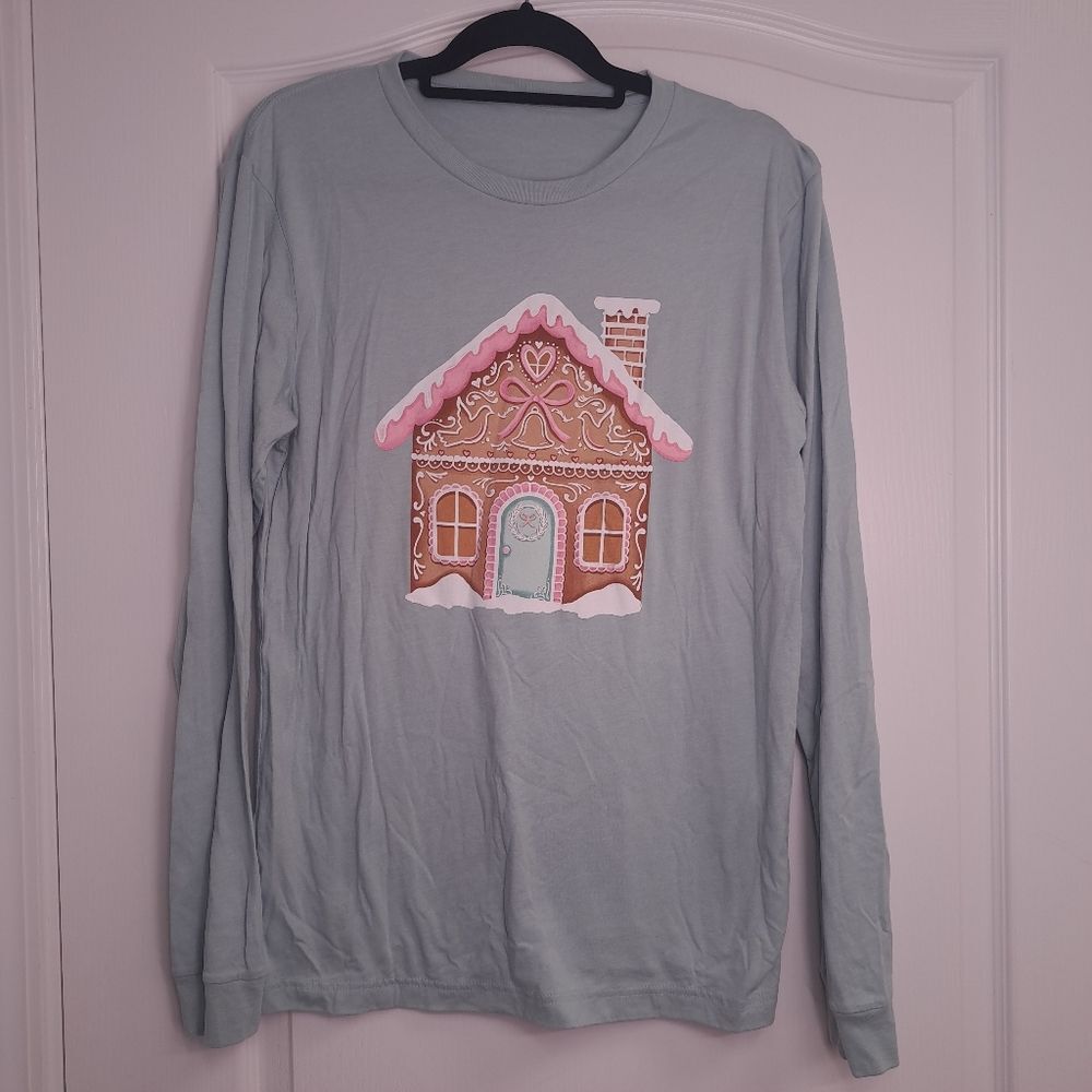 Gingerbread House Long Sleeve Shirt